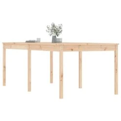 VidaXL - Tuintafel - Bruin - Massief Grenenhout - 203.5 X 100 X 76 Cm -Leenbakker Winkel b647588375b74fc785c404b2d21ad811
