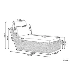 BELSITO - Ligstoel - Taupe - Rotan -Leenbakker Winkel b72c73bdc36e42219b9d0db174197f30