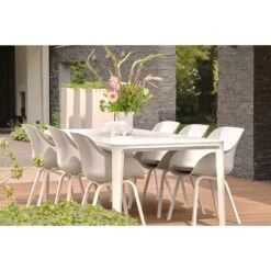 Hartman Le Soleil Element Dining Armstoel - Cotton White - 2 St. -Leenbakker Winkel b7d271677ad0445da74b636f1d0a3c30 1