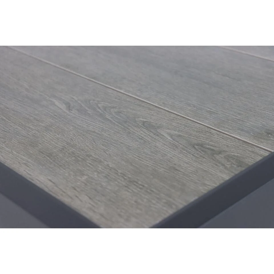 Dining Tuintafel Vierkant 95 X 95 Cm Aluminium Grijs Residence 5 Dining Tuintafel Vierkant 95 X 95 Cm Aluminium Grijs Residence - Afbeelding 5