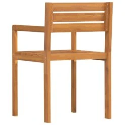 VidaXL - Tuinstoelen - Bruin - Massief Acaciahout - 4 Stuks - 50x53x80 Cm -Leenbakker Winkel b9b33575517d49f889e645ba469293ed