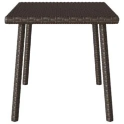 VidaXL - Tuin Salontafel - Bruin - Poly Rattan - 60 X 40 X 37 Cm -Leenbakker Winkel baebdea610df433ebd41581c948c3795