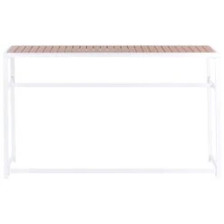 AVETRANA - Tuintafel - Wit - 150 X 50 Cm - Staal 11 AVETRANA - Tuintafel - Wit - 150 X 50 Cm - Staal -Leenbakker Winkel bb7ef0e770b845dba536f2137c9e2348