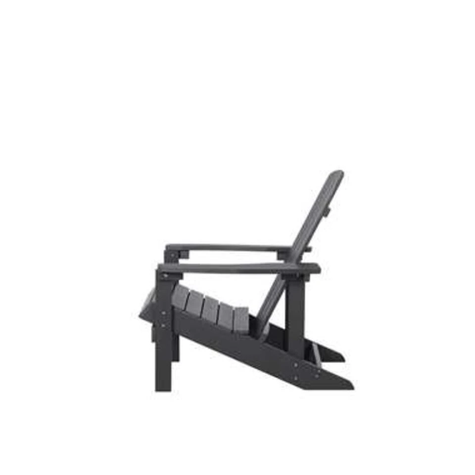 ADIRONDACK - Tuinstoel - Grijs - Kunsthout 2 ADIRONDACK - Tuinstoel - Grijs - Kunsthout - Afbeelding 2