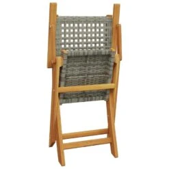 VidaXL - Tuinstoelen - Grijs - Massief Acaciahout En Poly Rattan - 2 Stuks -Leenbakker Winkel bc83a814db65483ca433d20ff014a851
