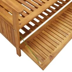 VidaXL - Tuinopbergbank - Bruin - Acaciahout- 120 Cm -Leenbakker Winkel bee42d15bb0349c19e68761dd1a77bb7