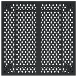 VidaXL - Tuintafel - Antraciet - Staal - 80 X 80 X 72 Cm -Leenbakker Winkel c09737d892134d37886d56bb62e06693