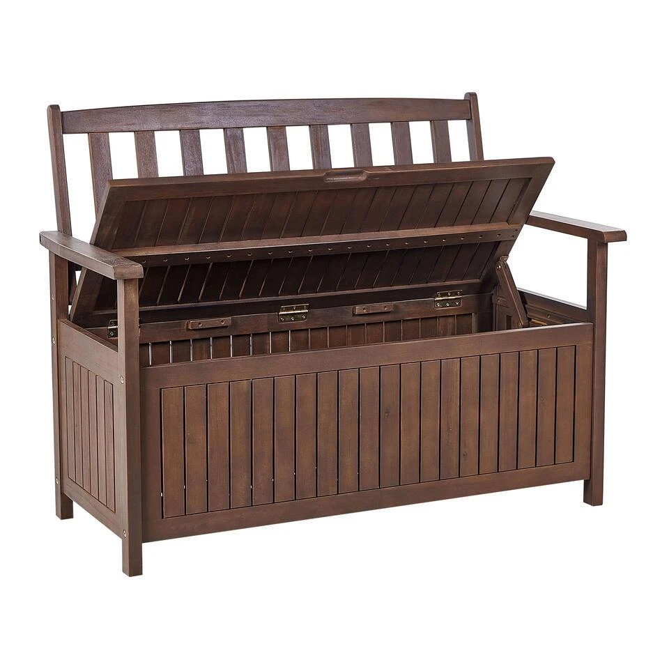 SOVANA - Tuinbank - Donkerhout/Wit - Acaciahout 7 SOVANA - Tuinbank - Donkerhout/Wit - Acaciahout - Afbeelding 7