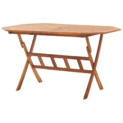 VidaXL - Tuintafel Inklapbaar - Bruin - Massief Acaciahout - 135 X 85 X 75 Cm -Leenbakker Winkel c277b4d8c4a44cf2a465ef8d3247f3e1