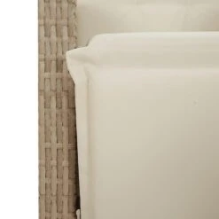 VidaXL - Verstelbare Tuinstoel Met Voetensteun - Beige - Poly Rattan 19 VidaXL - Verstelbare Tuinstoel Met Voetensteun - Beige - Poly Rattan -Leenbakker Winkel c28b9f828a6e487182d41949aae61ede