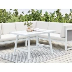 FRATTE - Tuintafel - Wit - Aluminium 12 FRATTE - Tuintafel - Wit - Aluminium -Leenbakker Winkel c315cd77e02f4cd9b9ea360640a1f690