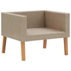 VidaXL Tuinbank Eenzits Met Kussens Poly Rattan Beige 7 VidaXL Tuinbank Eenzits Met Kussens Poly Rattan Beige -Leenbakker Winkel c41cb684bbf04774ac2e2b8b6728155c