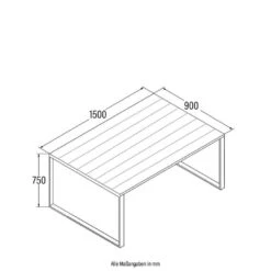Merkloos HOME DELUXE CANTOS SEDIA 150 X 90 Cm -Leenbakker Winkel c47397fa42e845c68890a2c515f7be84