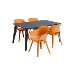 Keter Akola Tuinstoelen - 2 Stuks -56.5x55x80cm - Oranje -Leenbakker Winkel c6aaa0727d6c4857b42507895a283ec2