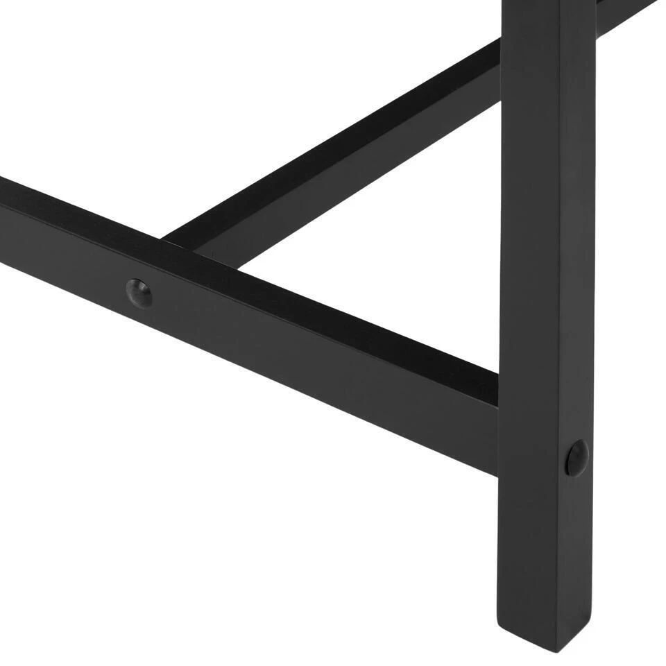 Tectake Wicker Bartafel Kutina 96x65x100cm, Grijs 6 Tectake Wicker Bartafel Kutina 96x65x100cm, Grijs - Afbeelding 6