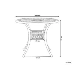 ANCONA - Tuintafel - Zwart - 90 X 90 Cm - Aluminium 10 ANCONA - Tuintafel - Zwart - 90 X 90 Cm - Aluminium -Leenbakker Winkel c7d022c0d40f40749a25bede7f3e340f