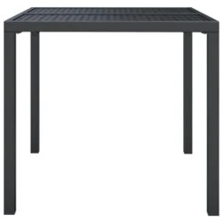 VidaXL - Tuintafel - Antraciet - Staal - 80 X 80 X 72 Cm -Leenbakker Winkel c9e1536ce11a4308887e45445a61ffec