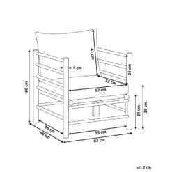 CERRETO - Tuinstoel - Taupe - Bamboe 12 CERRETO - Tuinstoel - Taupe - Bamboe -Leenbakker Winkel cae28560b57945cfaf56cca85165c57e