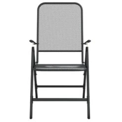 VidaXL - Inklapbare Tuinstoel - Antraciet - Metaal - 2 Stuks -Leenbakker Winkel cb491f398db04969ab9dbc649ee694a6
