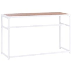 AVETRANA - Tuintafel - Wit - 150 X 50 Cm - Staal 9 AVETRANA - Tuintafel - Wit - 150 X 50 Cm - Staal -Leenbakker Winkel cbf673e9794e4a038f01f28a37748214