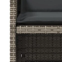 VidaXL - Tuinstoelen Met Kussens - Grijs - Poly Rattan - 4 Stuks -Leenbakker Winkel cc0eb7156e584ad7a80f0e4b315baeb6