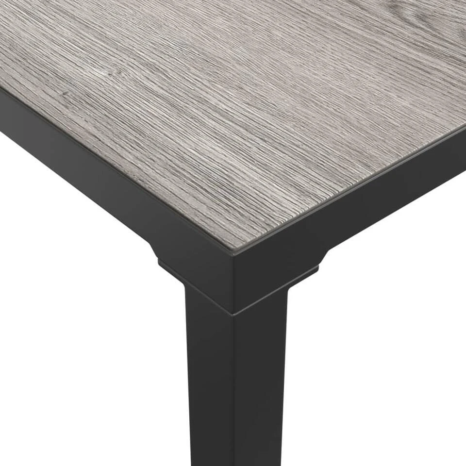 VidaXL - Tuintafel - Grijs - DPC En Staal - 55 X 55 X 31 Cm 4 VidaXL - Tuintafel - Grijs - DPC En Staal - 55 X 55 X 31 Cm - Afbeelding 4