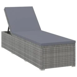 VidaXL 3-delige Ligbeddenset Met Theetafel Poly Rattan Grijs -Leenbakker Winkel cfd6bc672ee146e3b272a6c1b45c5622
