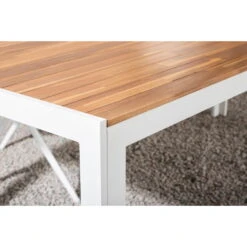 Fjôrd Tuintafel Acaciahout/Metaal - 200x100x76cm - Bois -Leenbakker Winkel d0e0233e29a4405597d4ef3f194792e2
