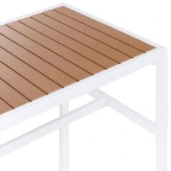 AVETRANA - Tuintafel - Wit - 150 X 50 Cm - Staal 12 AVETRANA - Tuintafel - Wit - 150 X 50 Cm - Staal -Leenbakker Winkel d298eb64aa324637bc60de470c0f1172