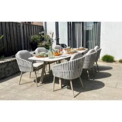 Taste Manolo Tuintafel 240x103 Cm. - Deens Ovaal - Latte 12 Taste Manolo Tuintafel 240x103 Cm. - Deens Ovaal - Latte -Leenbakker Winkel d2b50aca4111438f983fed0cc3316694