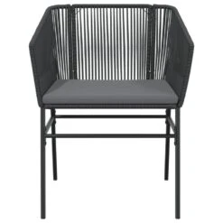 VidaXL - Tuinstoelen - Kussens - Zwart - Poly Rattan - 2 Stuks -Leenbakker Winkel d4ce2f00590b4629975fc9ca95decc6a