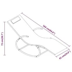 VidaXL - Ligbed - Grijs -Leenbakker Winkel d67df59334e741db8d2a4ff1819d297f