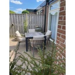 VDG Set Van 4 - Julia Dining Tuinstoel - Antraciet -Leenbakker Winkel d6c6e3daf79f4278b77c12d645e19de1