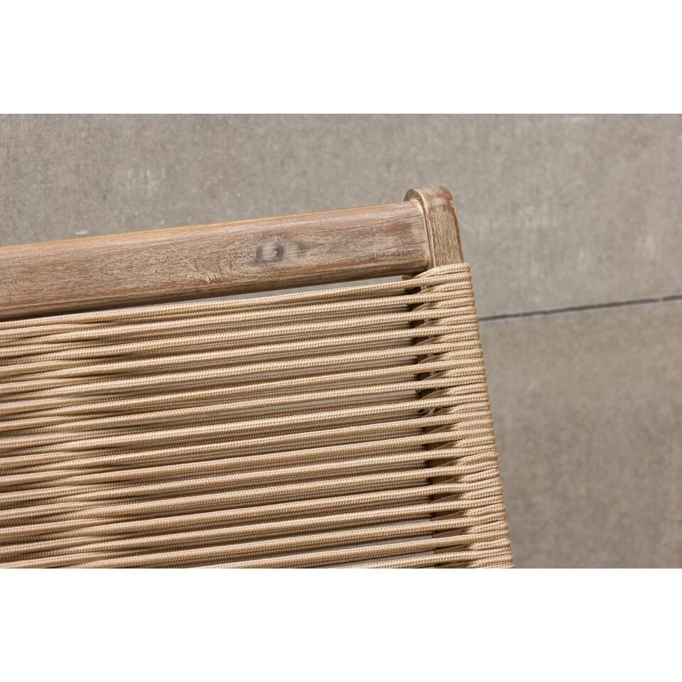 Svea - Esmée Outdoor Loungestoel - Acaciahout - Naturel 4 Svea - Esmée Outdoor Loungestoel - Acaciahout - Naturel - Afbeelding 4