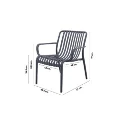 Stripe Loungestoel - Antraciet 11 Stripe Loungestoel - Antraciet -Leenbakker Winkel d836988b98f241558a0284fee615a70e