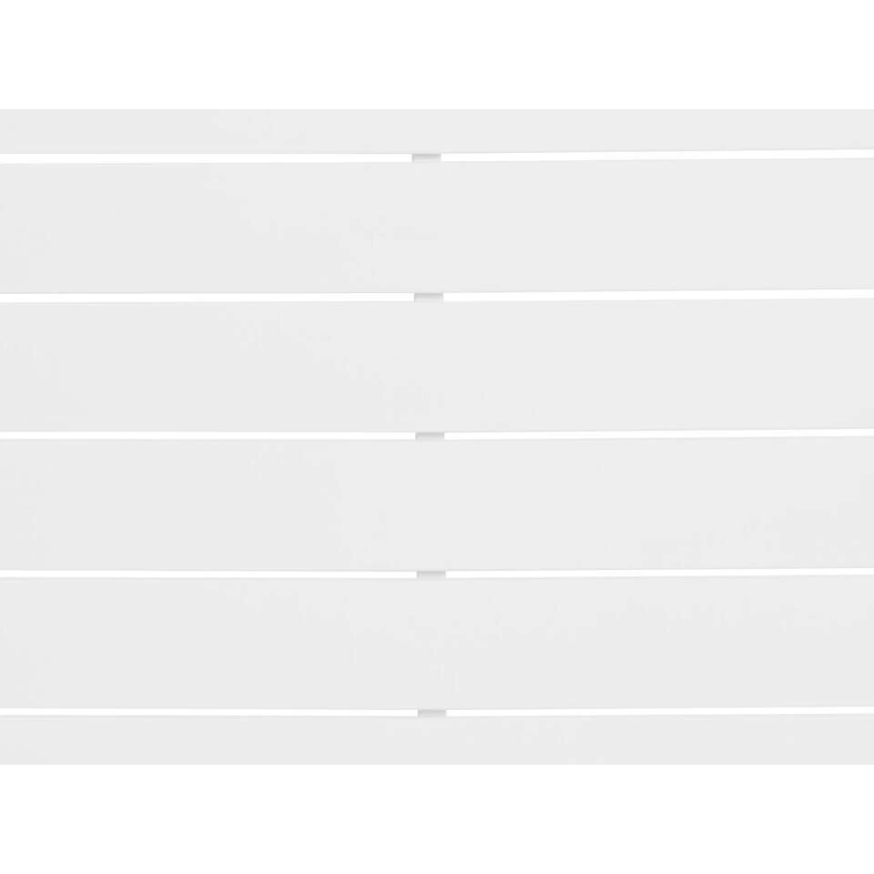 FRATTE - Tuintafel - Wit - Aluminium 8 FRATTE - Tuintafel - Wit - Aluminium - Afbeelding 8