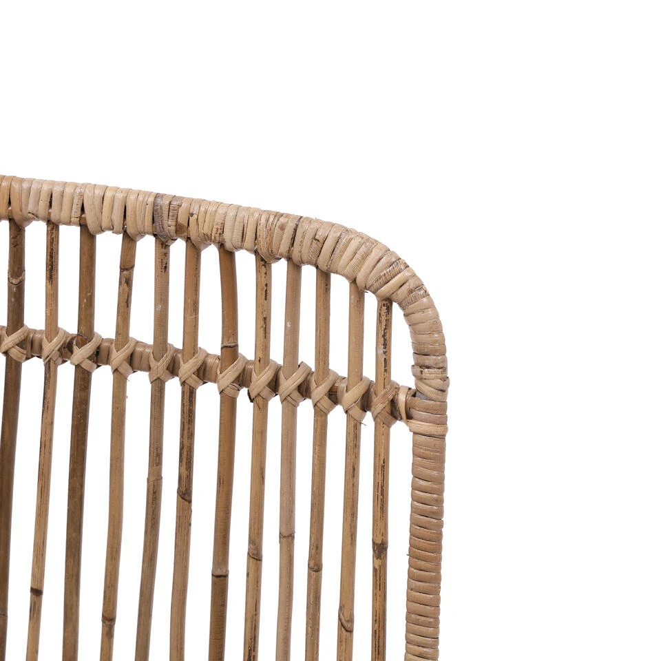 Set Van 2 Metalen En Natuurlijke Rotan Tuinstoelen 6 Set Van 2 Metalen En Natuurlijke Rotan Tuinstoelen - Afbeelding 6