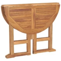 VidaXL - Tuintafel Inklapbaar - Bruin - Massief Teakhout - Ø 90x75 Cm 11 VidaXL - Tuintafel Inklapbaar - Bruin - Massief Teakhout - Ø 90x75 Cm -Leenbakker Winkel d9f55bac4aa0482b882767d5297f142b