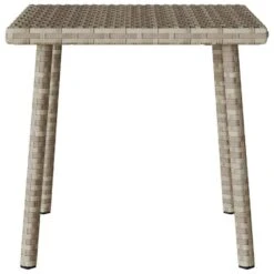 VidaXL - Tuin Salontafel - Grijs - Poly Rattan - 40 X 40 X 37 Cm -Leenbakker Winkel da5959775ffd4a9b88f8aa98a994ca7e