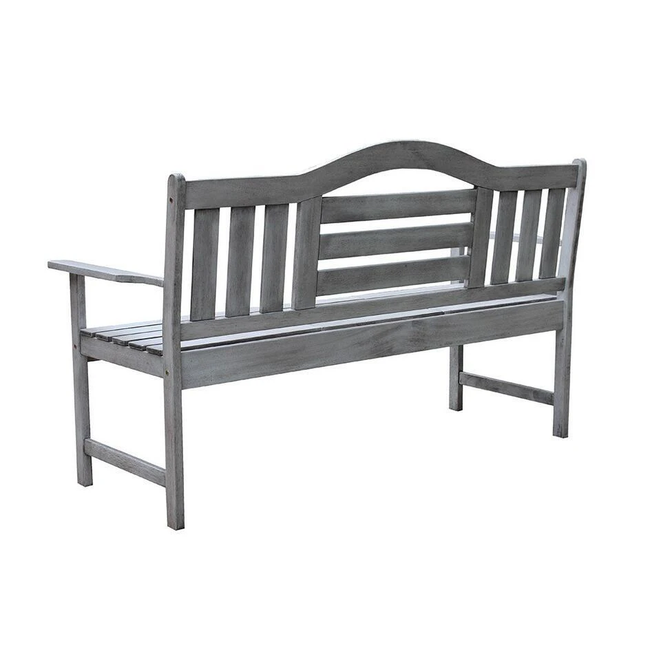 SenS-Line Nevada Tuinbank Met Uitklapbaar Tafeltje - Grijs - 150 Cm - Meranti H 10 SenS-Line Nevada Tuinbank Met Uitklapbaar Tafeltje - Grijs - 150 Cm - Meranti H - Afbeelding 10