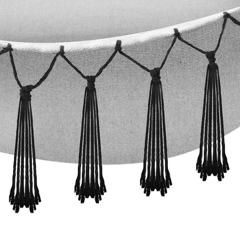 Tectake Hangstoel Malika, Boho-stijl, Draagkracht 150kg, Grijs 7 Tectake Hangstoel Malika, Boho-stijl, Draagkracht 150kg, Grijs - Afbeelding 7