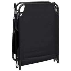 VidaXL - Ligstoel - Zwart - Staal -Leenbakker Winkel dc06c0f365ab4141bde11044ab5e5ef3