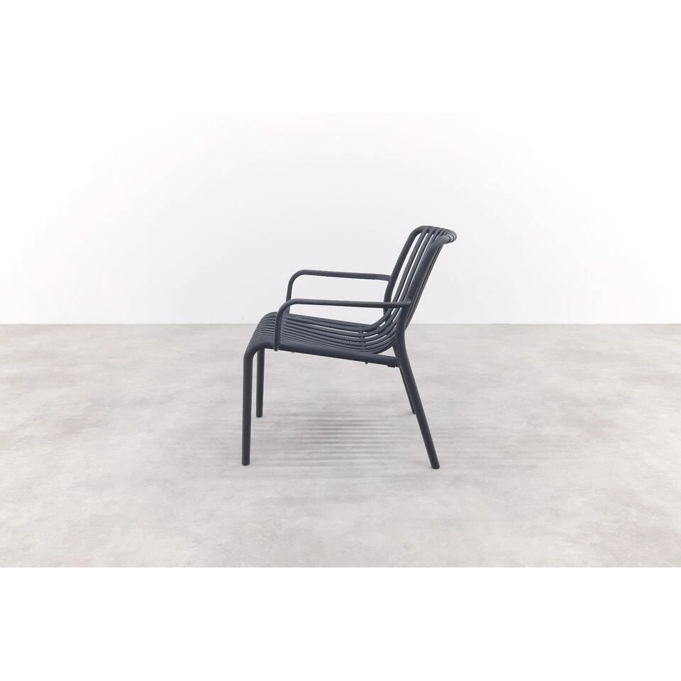 Stripe Loungestoel - Antraciet 5 Stripe Loungestoel - Antraciet - Afbeelding 5