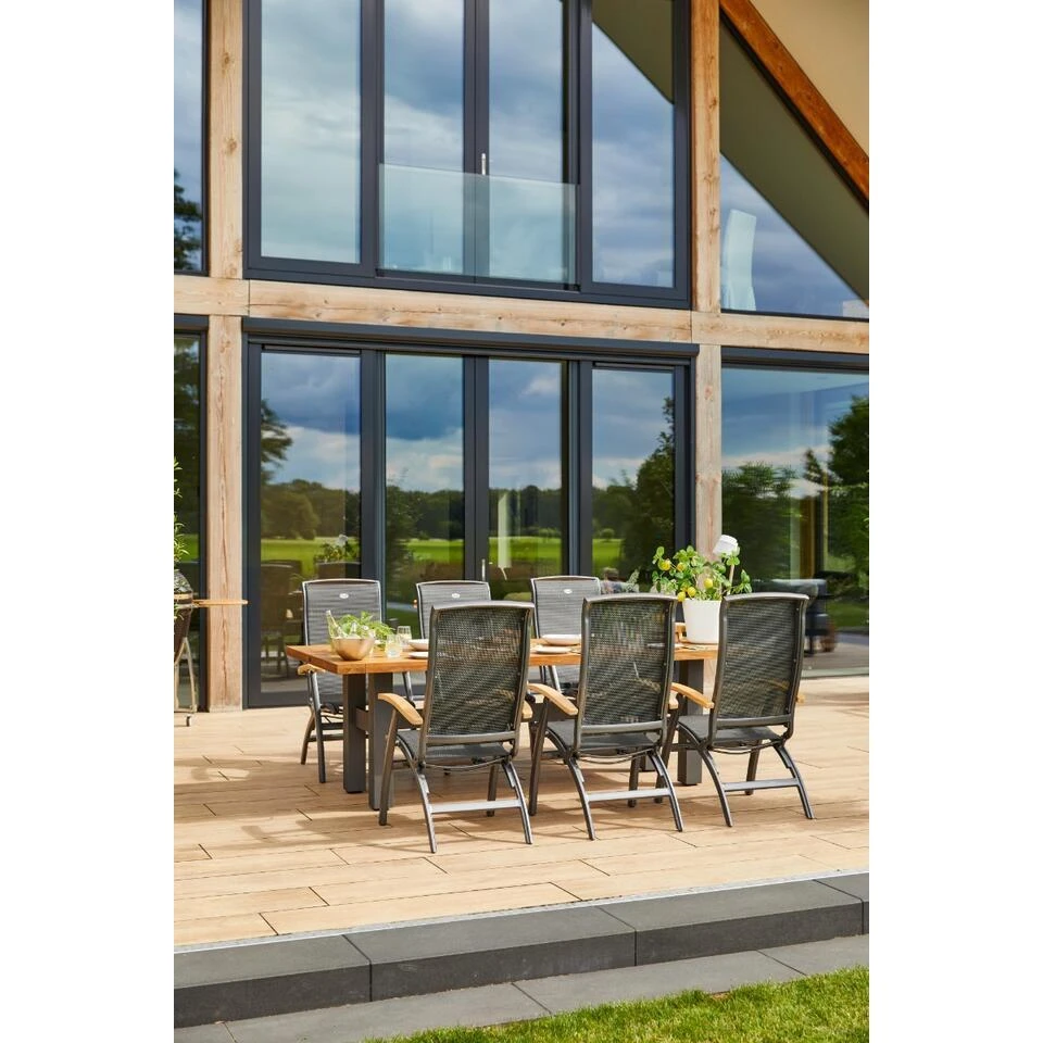 Set Van 4 - Hartman Da Vinci Verstelbare Stoel - Teak 15 Set Van 4 - Hartman Da Vinci Verstelbare Stoel - Teak - Afbeelding 15