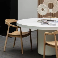 Tuintafel Rond 150cm - Wit Eco Composiet - Betonlook - Eden -Leenbakker Winkel e066793bff294fb8819e449d827cecf7 1