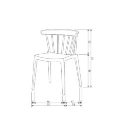 WOOOD Bliss Tuinstoel Met Spijlen Kunststof Oker Geel - Set Van 2 -Leenbakker Winkel e4f7e5eff15742d2b2e383973ea671c6