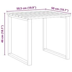 VidaXL - Buiten Tafel - Bruin - Geïmpregneerd Grenenhout - 50,5 X 50,5 X 46 Cm 17 VidaXL - Buiten Tafel - Bruin - Geïmpregneerd Grenenhout - 50,5 X 50,5 X 46 Cm -Leenbakker Winkel e5770082554c4f2eb98f91a5209ffce3