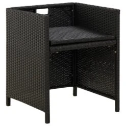 VidaXL - Buitenstoel - Zwart - Poly Rattan - 4 Stuks -Leenbakker Winkel e5c1ac8ab7ff4facb8e4cb0c92b4d47c