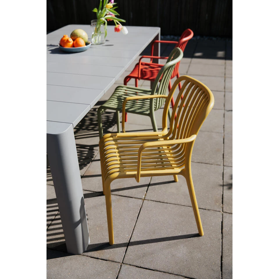 Housecraft Living Mante Tuinstoelen Groen - Set Van 4 2 Housecraft Living Mante Tuinstoelen Groen - Set Van 4 - Afbeelding 2