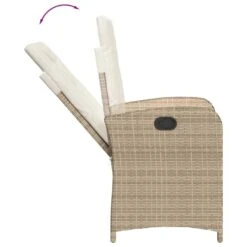 VidaXL - Tuinstoel Verstelbaar Met Kussens - Beige - Poly Rattan - 57x58.5x93 Cm 17 VidaXL - Tuinstoel Verstelbaar Met Kussens - Beige - Poly Rattan - 57x58.5x93 Cm -Leenbakker Winkel e69657f0d13e4fb9a1cd68839cf3709f